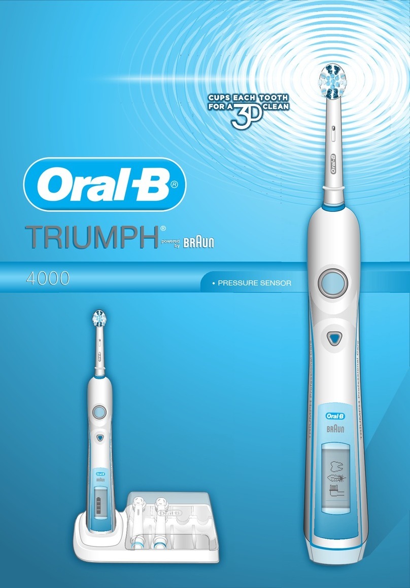 Braun Oral-B TRIUMPH 4000 User manual