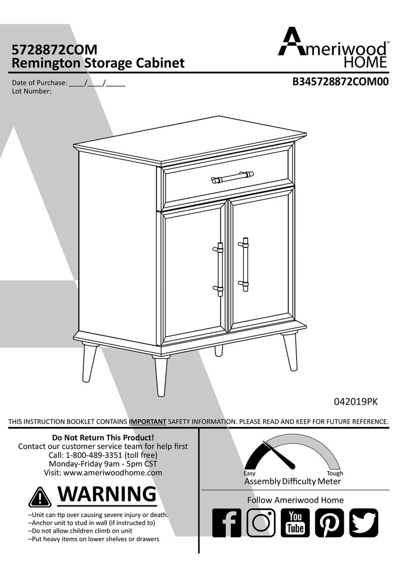 Ameriwood HOME 5728872COM User manual Ameriwood HOME 5728872COM User manual