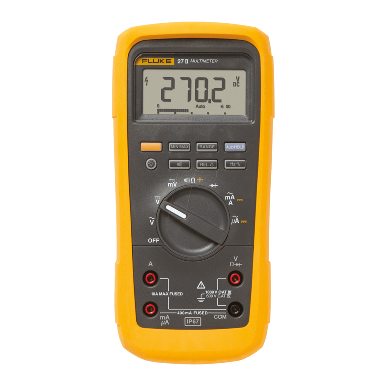 Fluke 27 Service manual