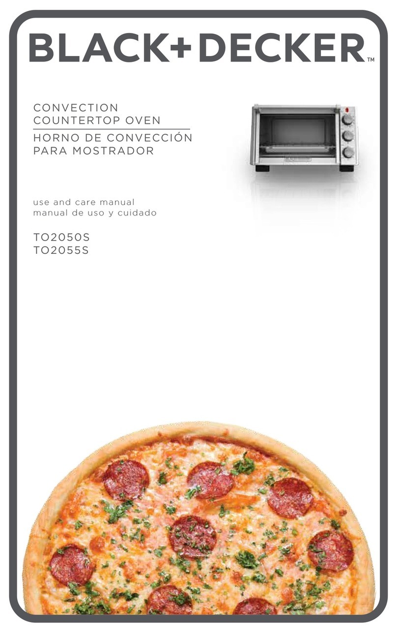 BLACK DECKER TO2050S User manual