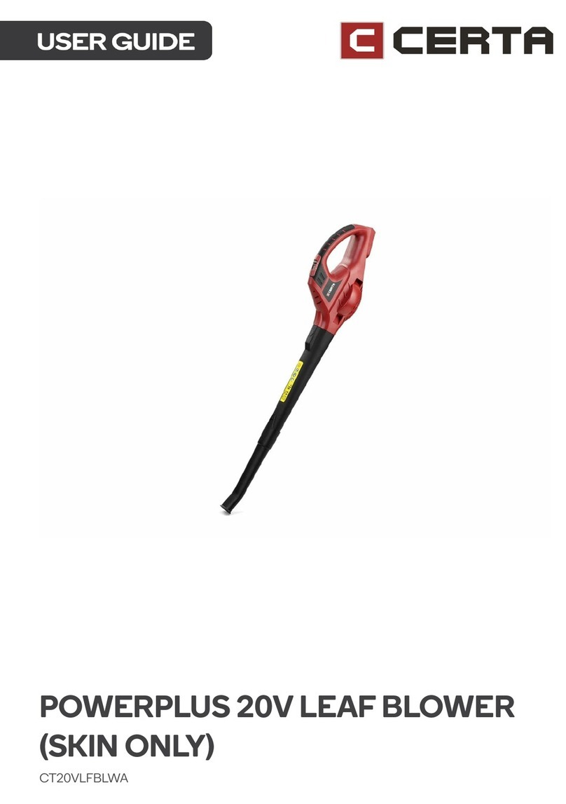 Kogan CERTA POWERPLUS 20V LEAF BLOWER user guide Kogan CERTA POWERPLUS 20V LEAF BLOWER user guide