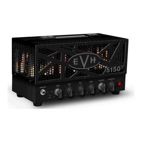 Evh 5150-III owner's manual