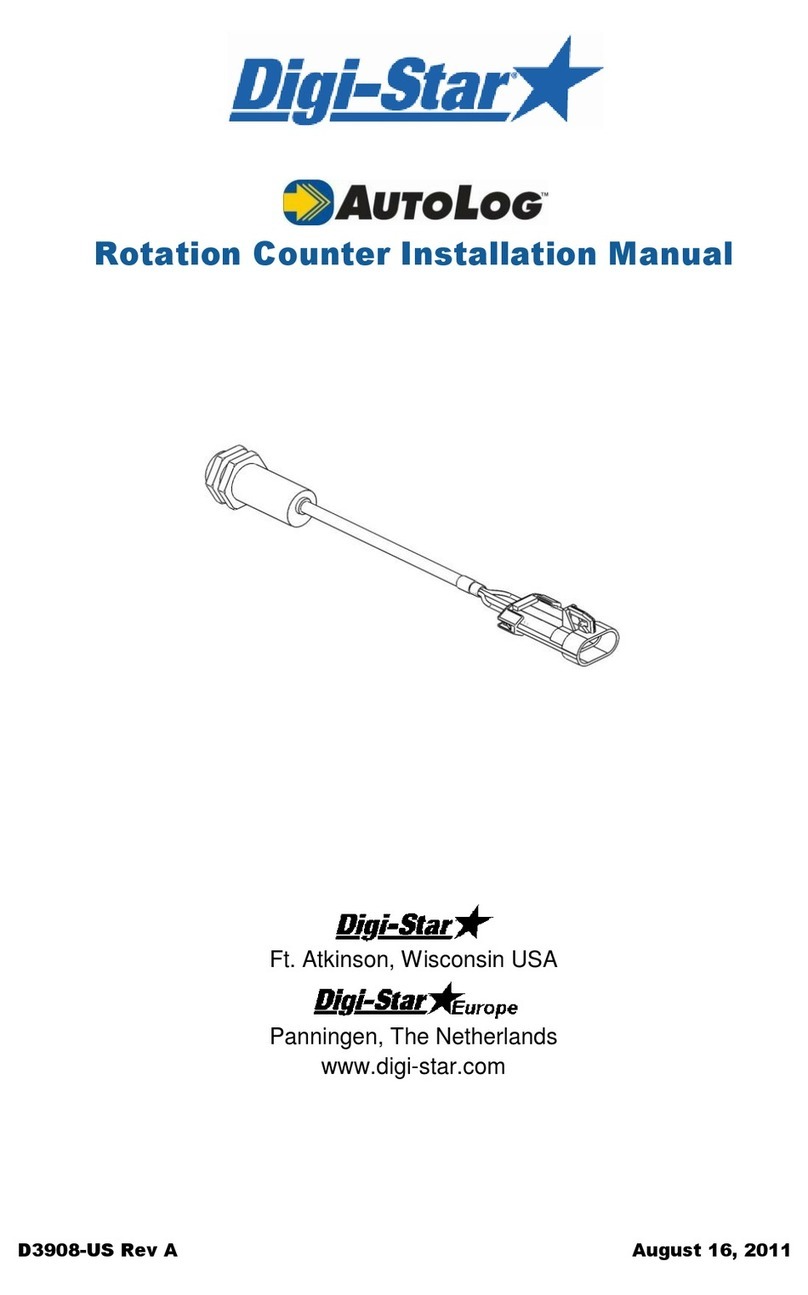 Digistar AutoLog GT460 installation manual