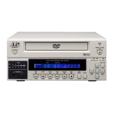JVC BD-X201M User manual