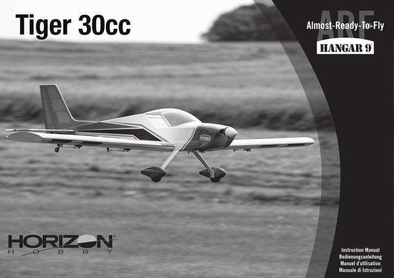 Horizon Hobby Hangar 9 Tiger 30cc User manual Horizon Hobby Hangar 9 Tiger 30cc User manual