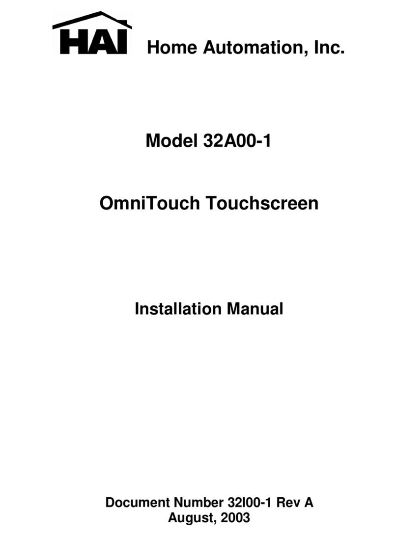 HAI OmniTouch 32A00-1 User manual