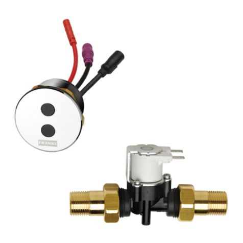 Franke PROTRONIC AQUA109 Installation and operating instructions