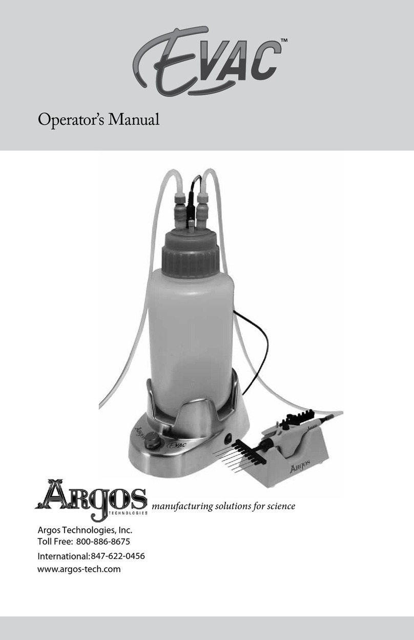 Argos Technologies EVac Operator's manual