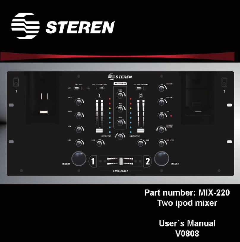 Steren MIX-220 user manual