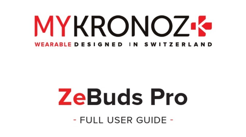 MYCRONOZ ZeBuds Pro Full user guide