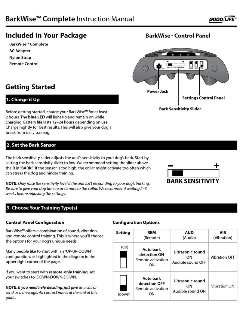 Goodlife BarkWise Complete User manual