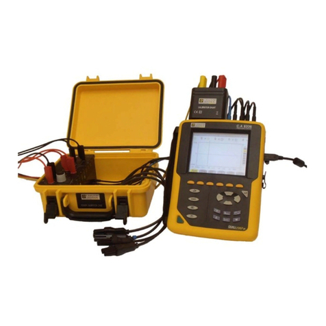 Chauvin Arnoux C.A 8220 user manual