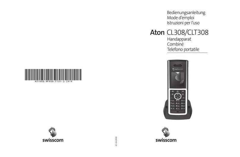Swisscom Aton CL308 manual