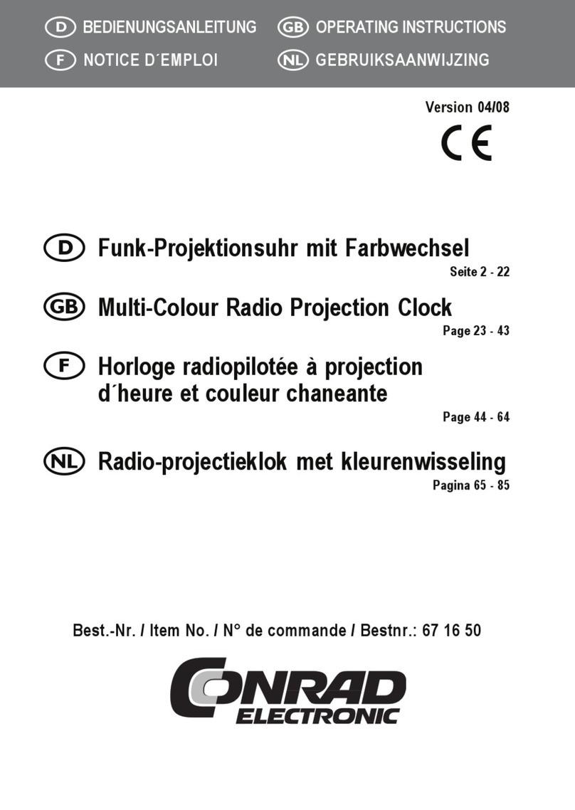 Conrad Electronic 67 16 50 operating instructions