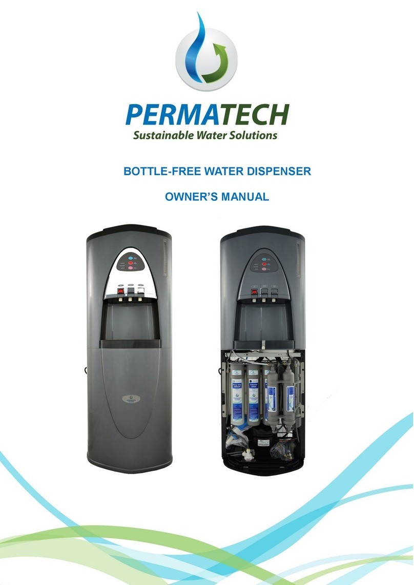 Perma Tech BOTTLE-FREE WATER DISPENSER owner's manual Perma Tech BOTTLE-FREE WATER DISPENSER owner's manual