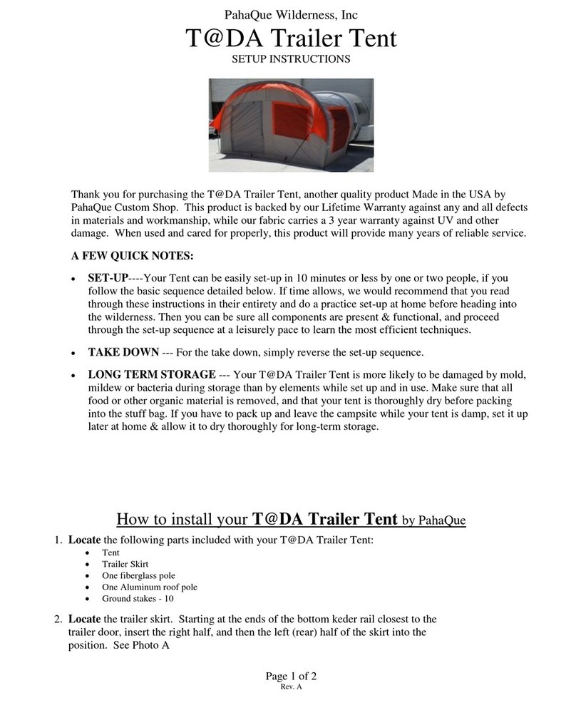 PahaQue Wilderness T@DA Setup instructions