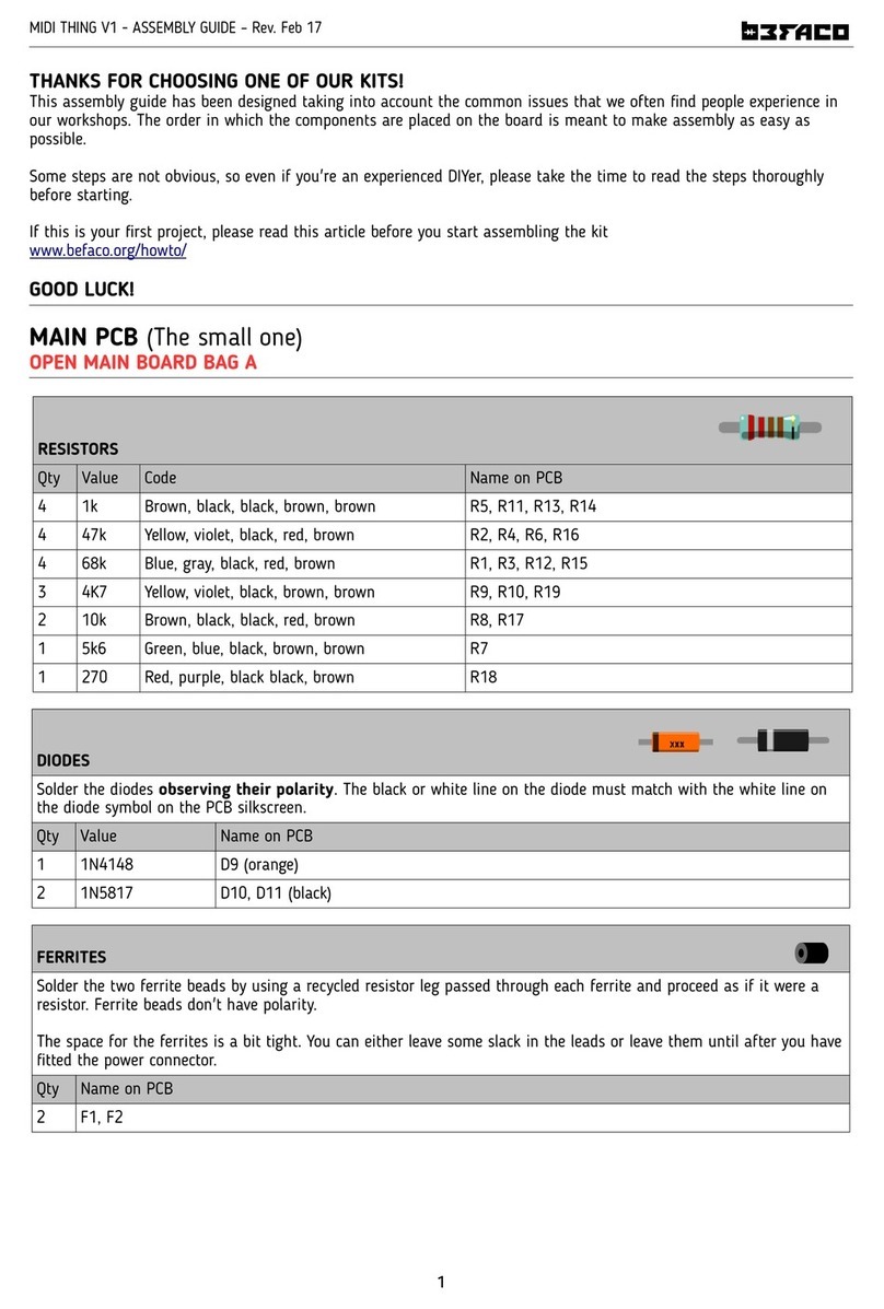Befaco MIDI THING v1 Assembly guide