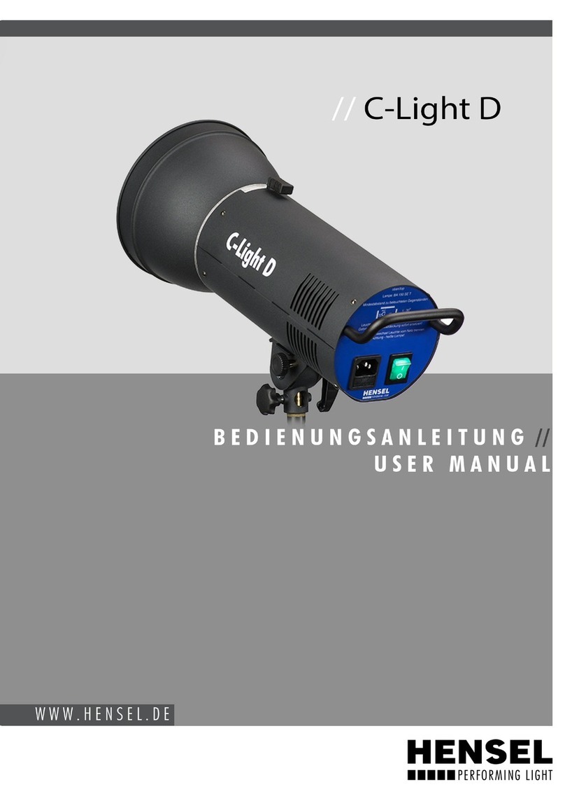 Hensel C-Light D User manual