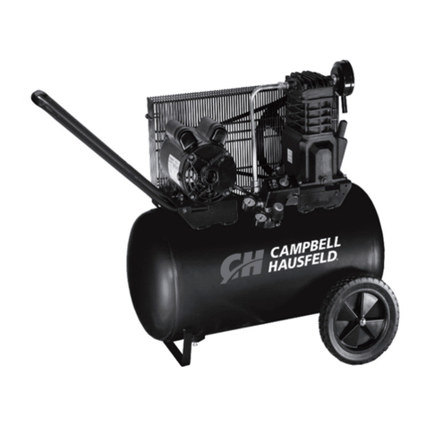 MARMON Campbell Hausfeld VX4002 Operating instructions and parts manual