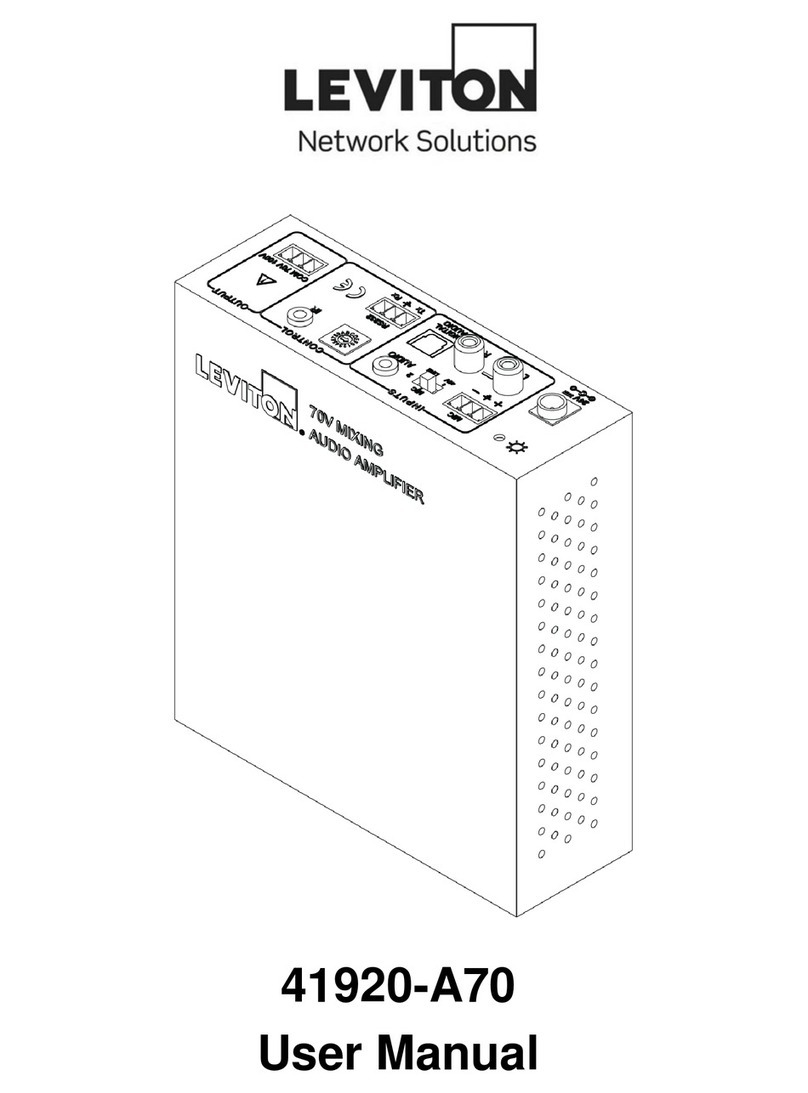Leviton 41920-A70 User manual