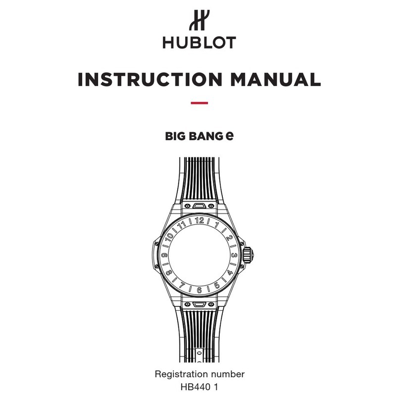 Hublot BIG BANG E instruction manual