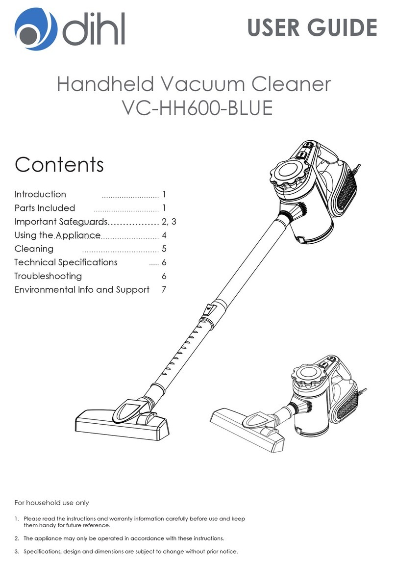 DIHL VC-HH600-BLUE user guide