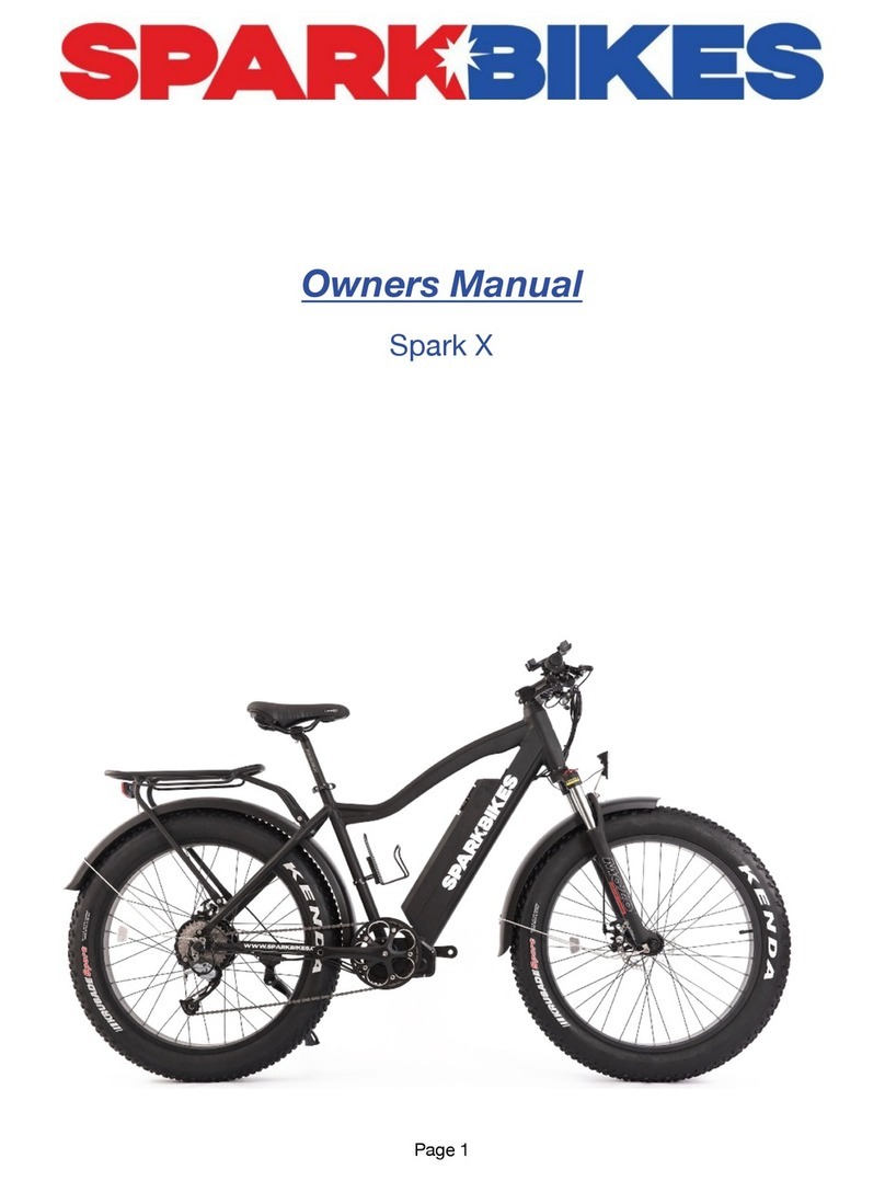Spark Bikes Spark X User manual