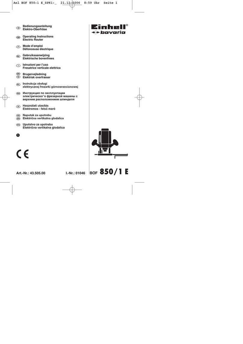 EINHELL Bavaria BOF 850/1 E operating instructions