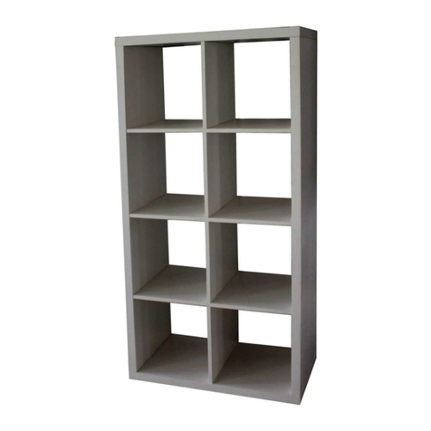 FLEXI STORAGE CLEVER CUBE 2 x 4 Cube Compact Assembly instructions FLEXI STORAGE CLEVER CUBE 2 x 4 Cube Compact Assembly instructions