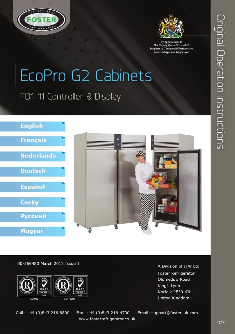 ITW Foster EcoPro G2 User manual