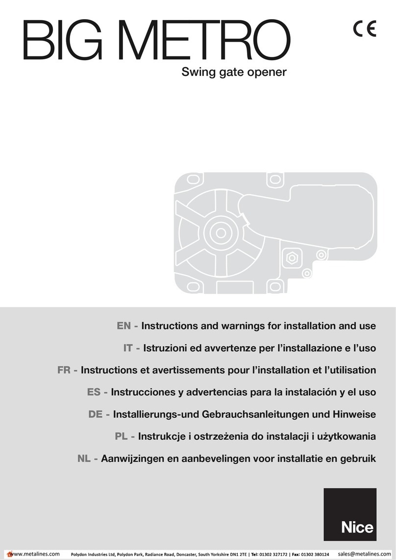 Nice BM5024 Technical specifications