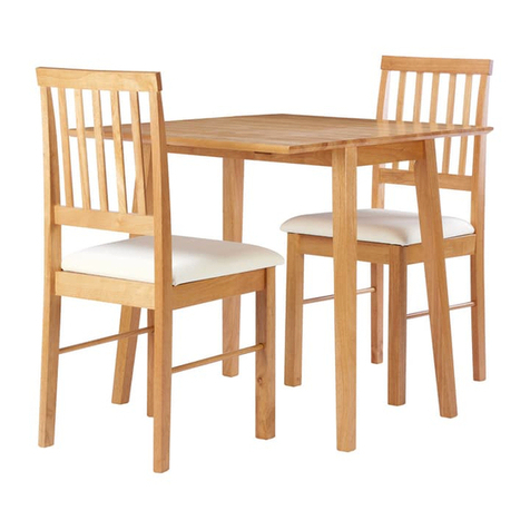 Birlea Drop Leaf Dining Set User manual