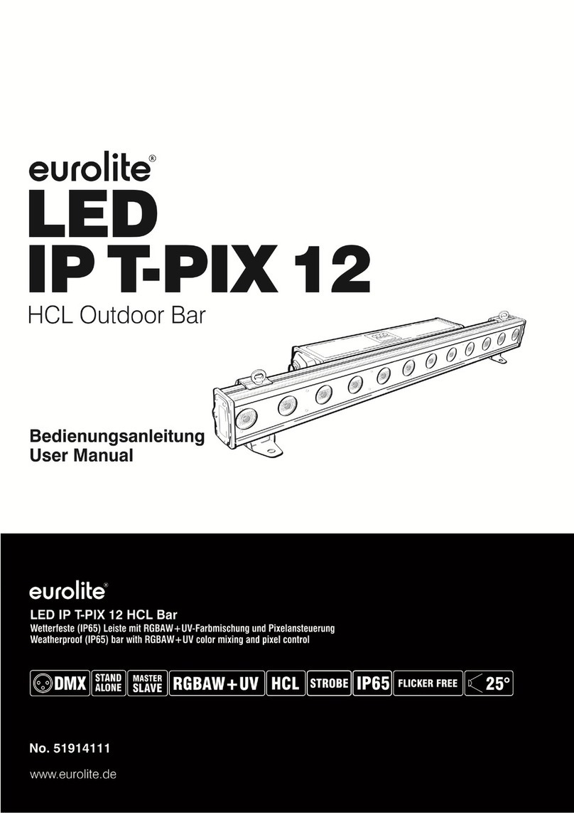 EuroLite LED IP T-PIX 12 HCL Bar user manual