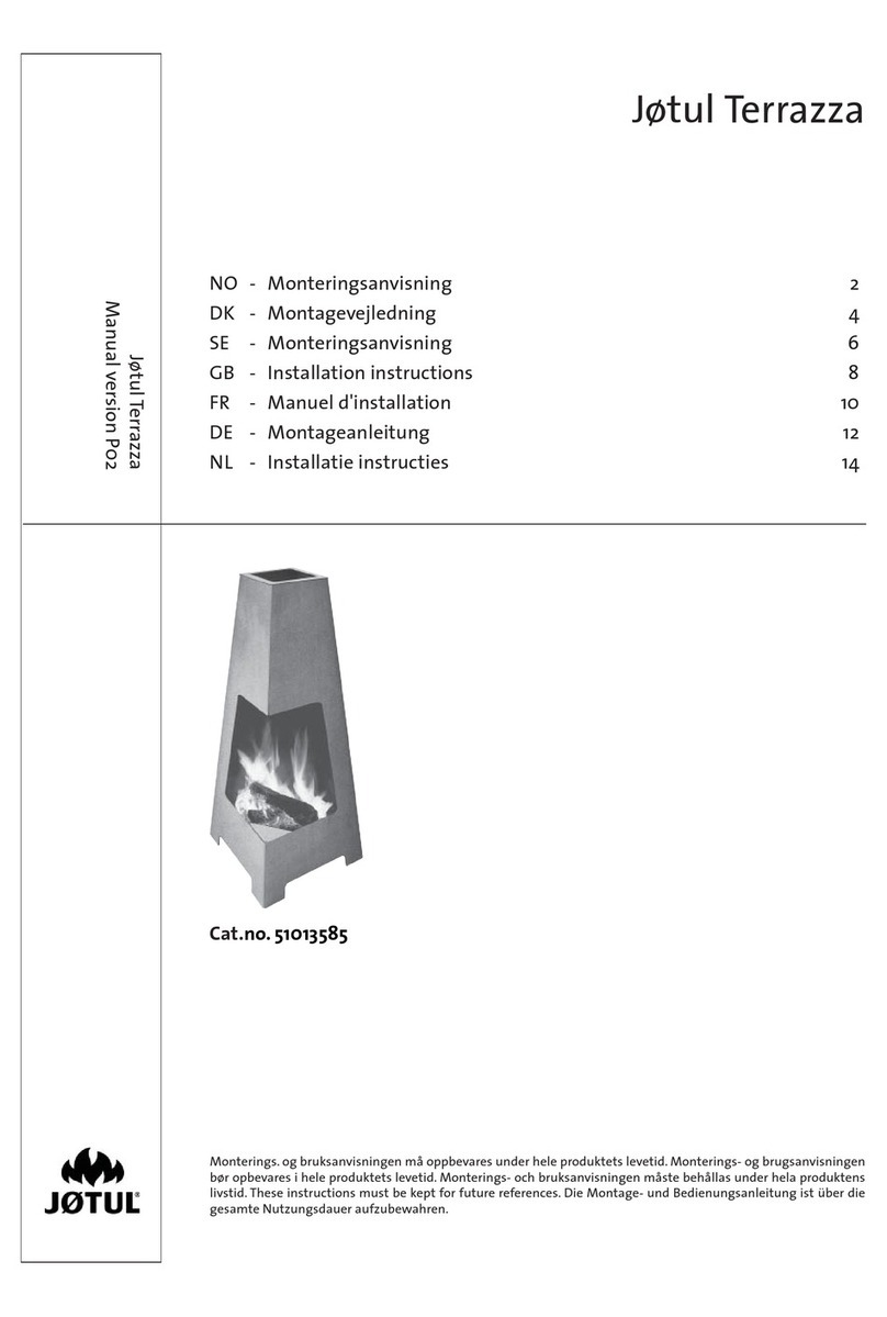 Jøtul Terrazza User manual