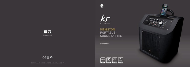 KS KitSound KINGSTON User manual