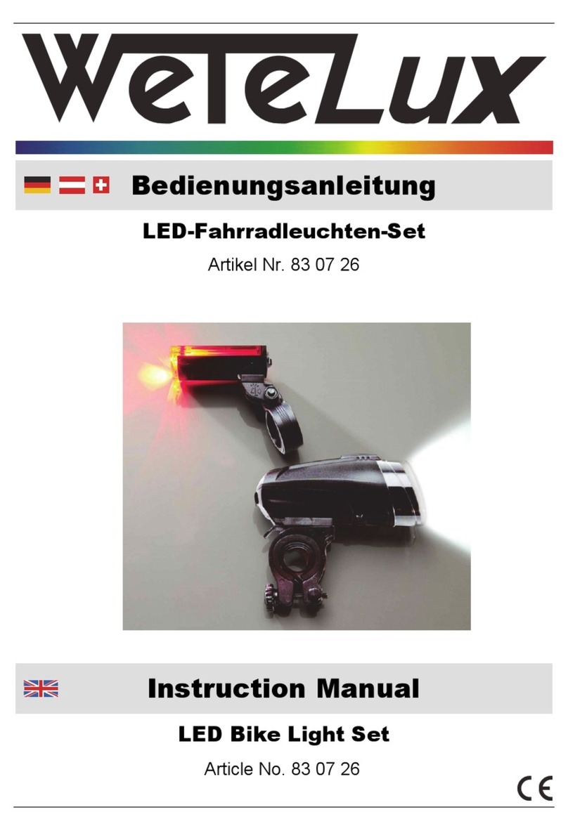 Wetelux 83 07 26 instruction manual Wetelux 83 07 26 instruction manual