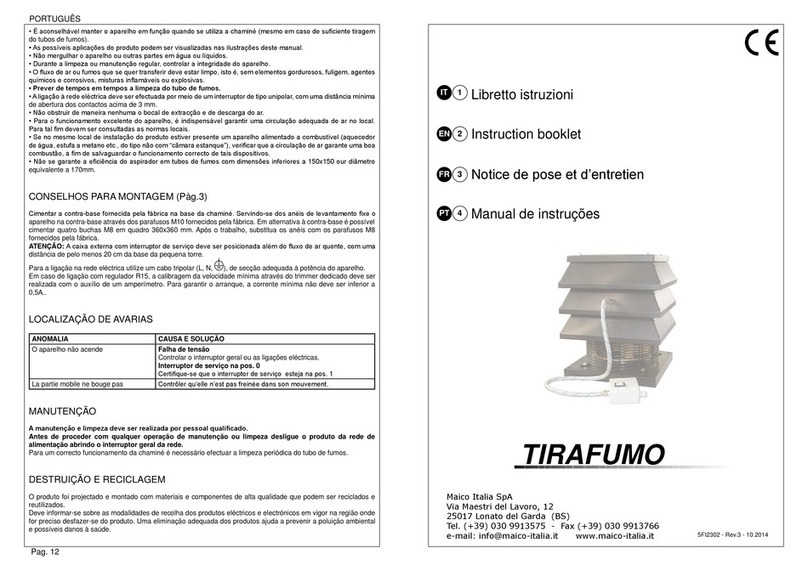 Elicent TIRAFUMO Instruction booklet