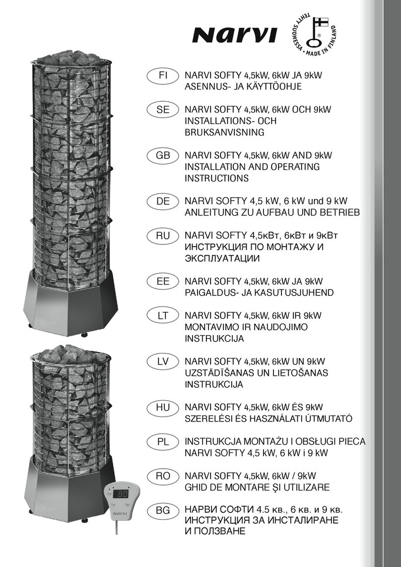 NARVI Softy 4,5kW User manual