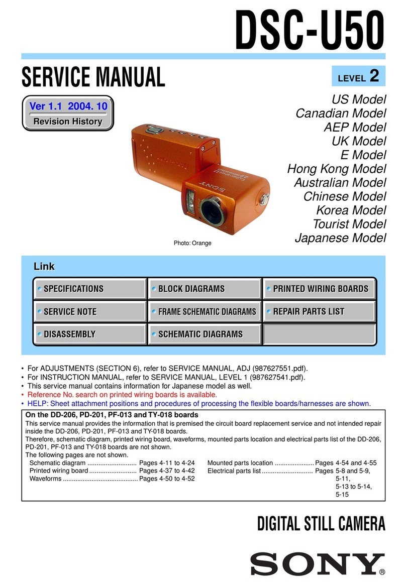 Sony Cyber-shot DSC-U50 User manual Sony Cyber-shot DSC-U50 User manual
