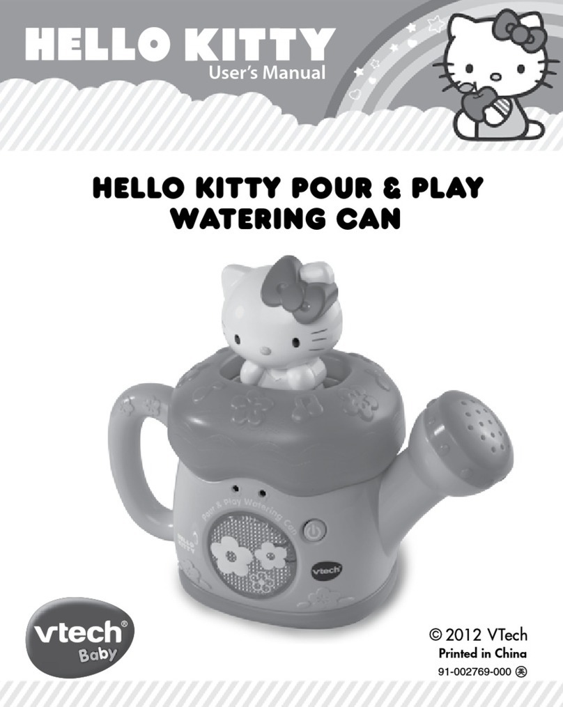 V-tech Hello Kitty Pour & Play Watering Can User manual