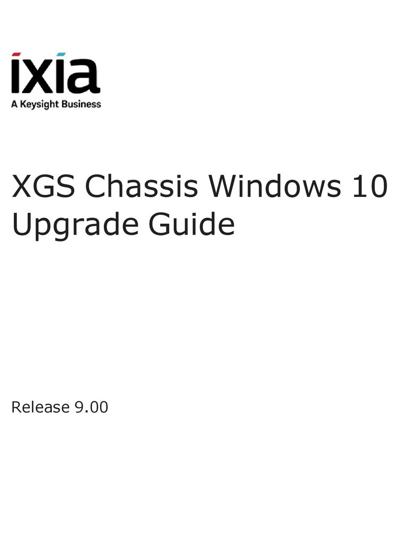 Keysight Technologies Ixia XGS Upgrade guide
