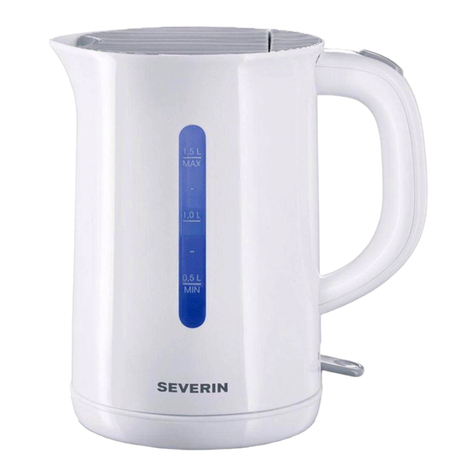 SEVERIN WK 3412 User manual SEVERIN WK 3412 User manual