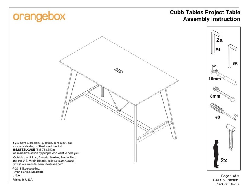 ORANGEBOX Cubb Series User manual