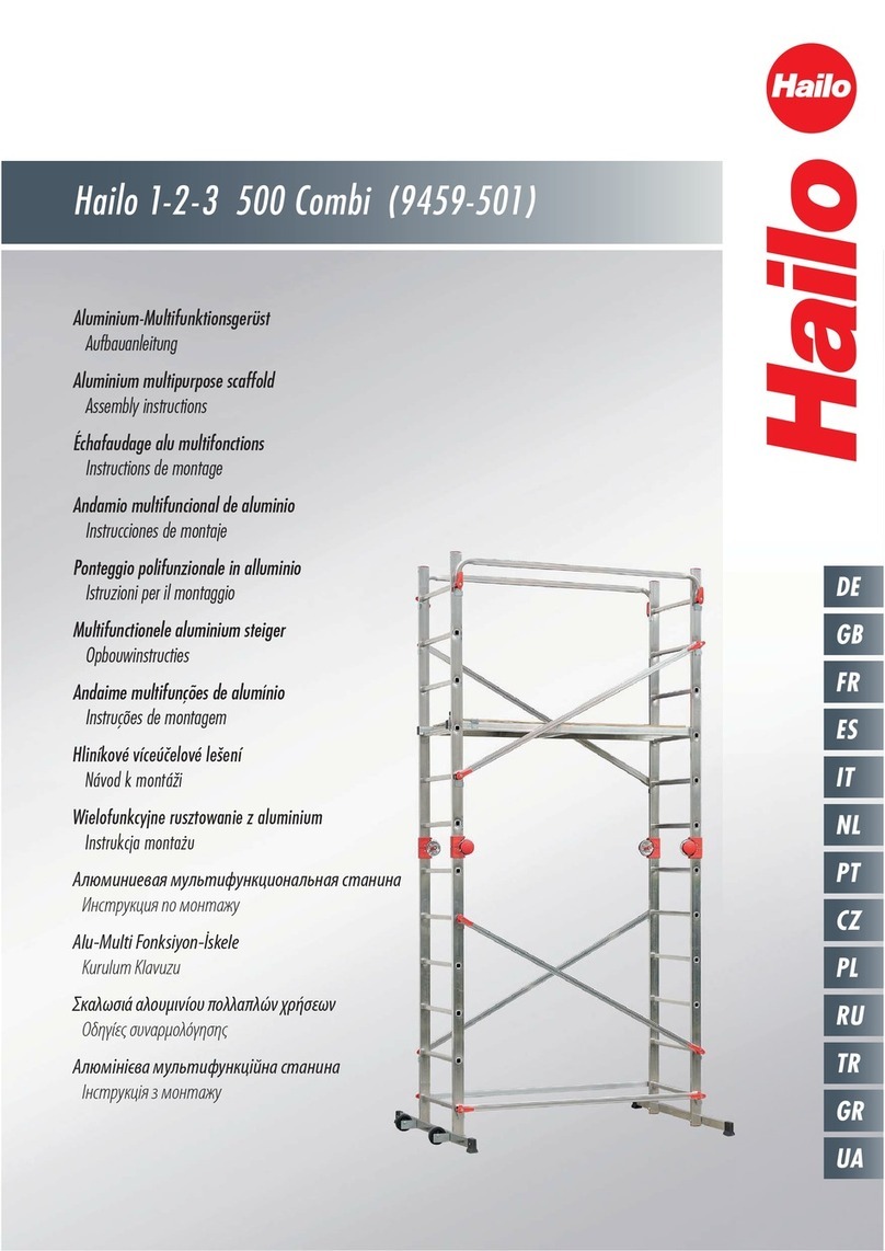 Hailo 1-2-3 500 Assembly instructions