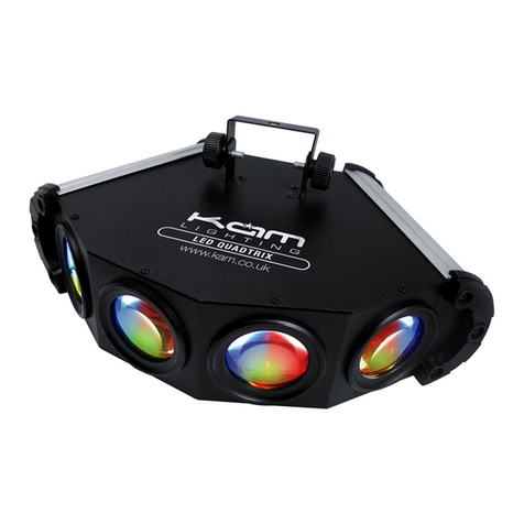 KAM LED Quadtrix instruction manual