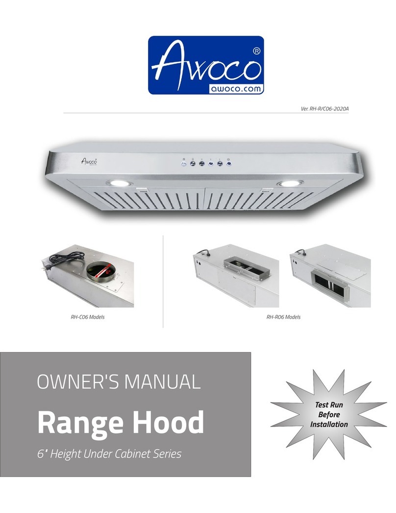 Awoco 6" Height Under Cabinet Series User manual Awoco 6" Height Under Cabinet Series User manual