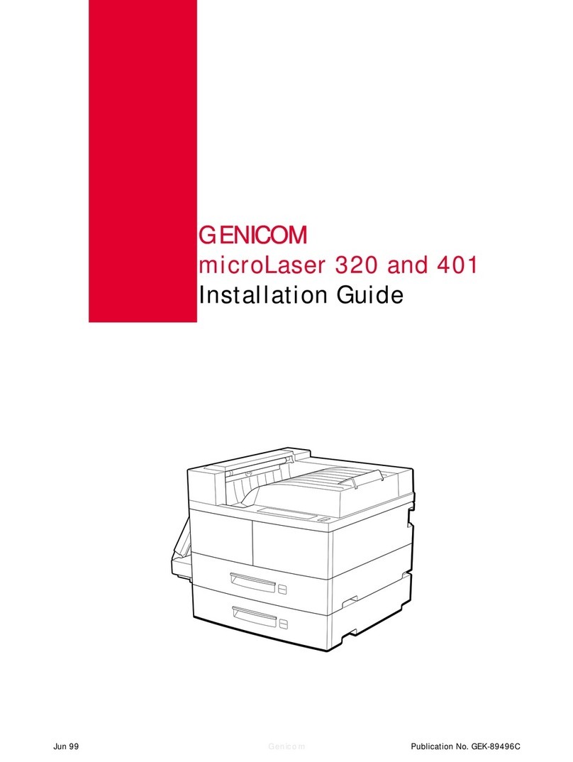 Genicom microLaser 320 User manual