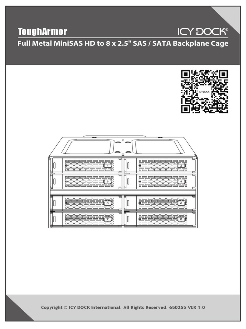 Icy Dock ToughArmor MB508SP-B user manual