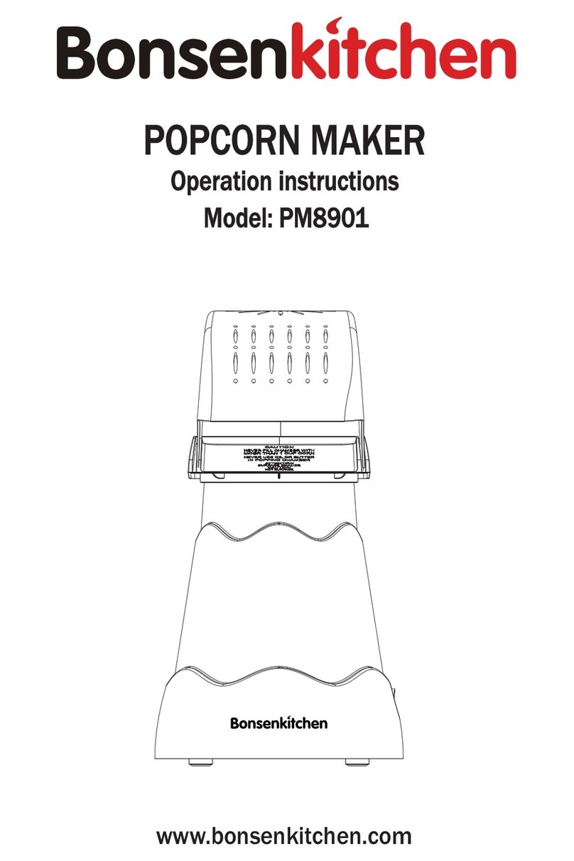 BonsenKitchen PM8901 Operation instructions