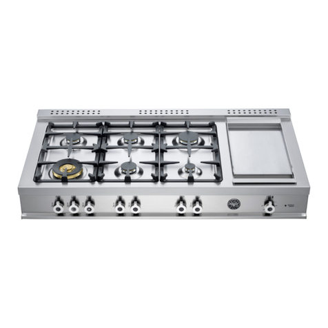 Bertazzoni CB486G00X Instructions for the installation, maintenance and use